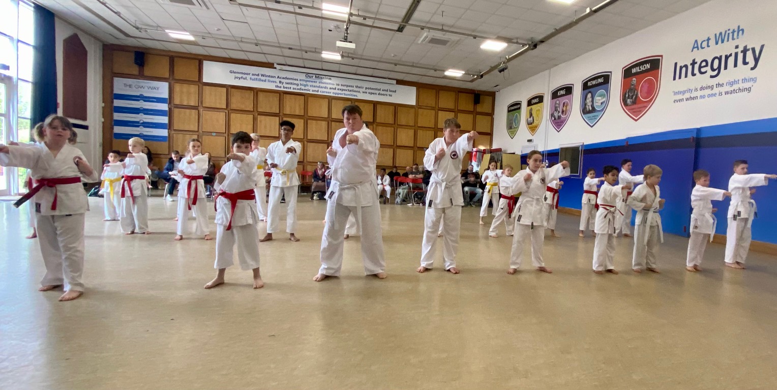 ISMAA Kyu Grading students training